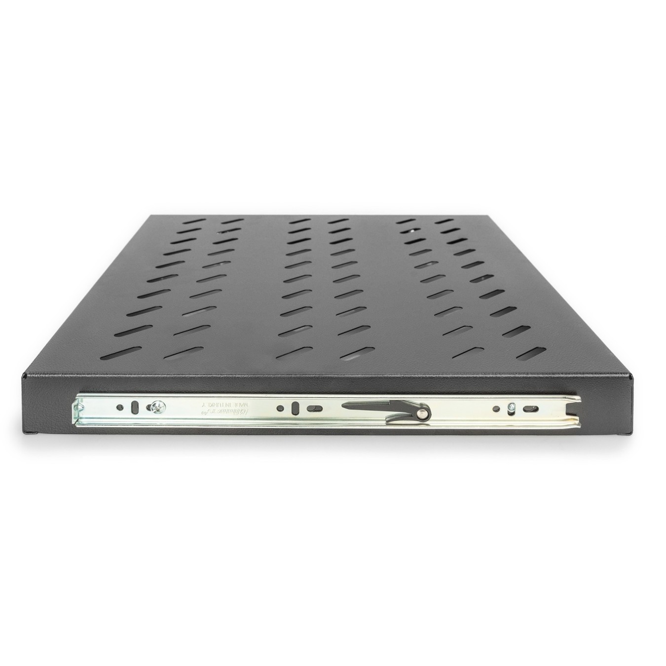 DIGITUS Fachboden 1HE 30x483x385mm - Extendible Sliding Shelf 1U, Black, 25 kg — Buy in Cyprus with Fast Delivery