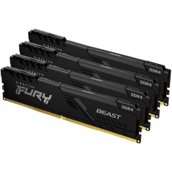 Buy 3200 128GB Kingston FURY Beast KIT (4x 32GB) - DDR4-3200, 128GB total, 4x32GB in Cyprus, Nicosia, Limassol, Larnaka, Pafos