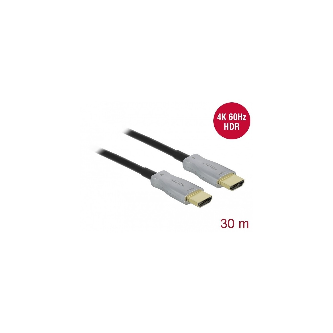 DELOCK Active Optical HDMI Cable 4K 60Hz 30m — Buy in Cyprus with Fast Delivery