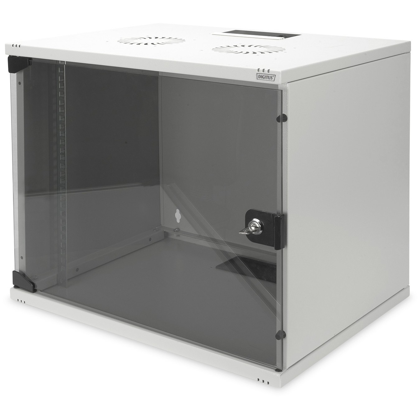 DIGITUS SOHO Wall-Mount Cabinet 9U - 460x540x400 mm gray unmounted — Buy in Cyprus with Fast Delivery