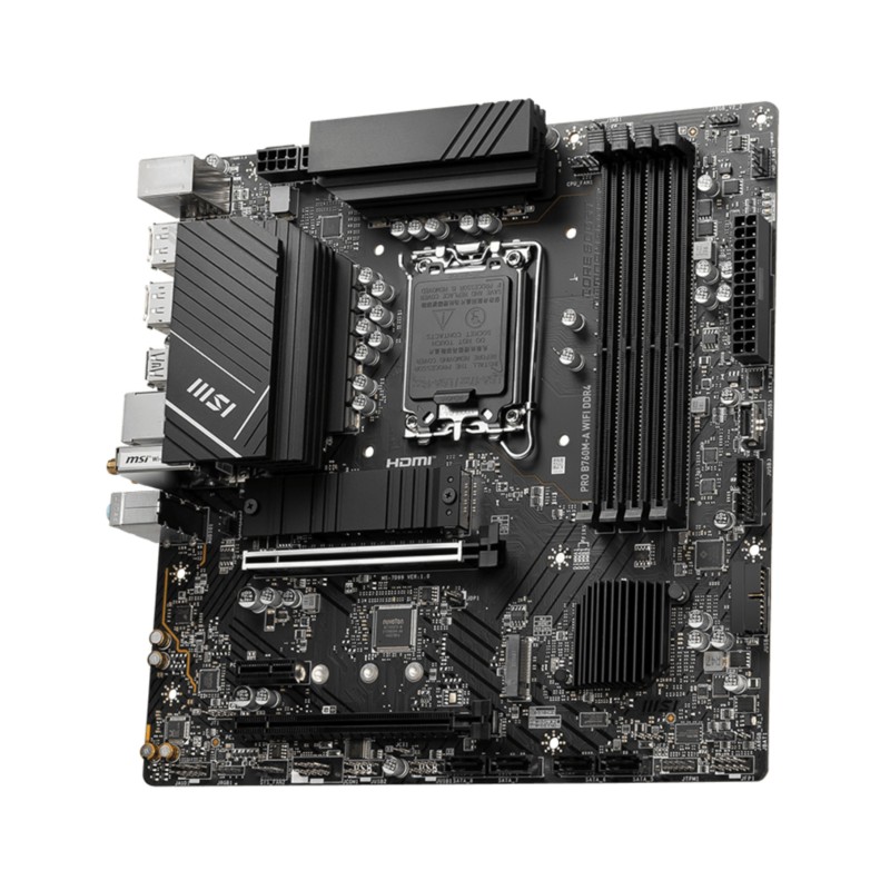 Buy MSI PRO B760M-A WIFI DDR4 - LGA1700 Micro-ATX Motherboard, Wi-Fi, DDR4, Max ... in Cyprus, Nicosia, Limassol, Larnaka, Pafos