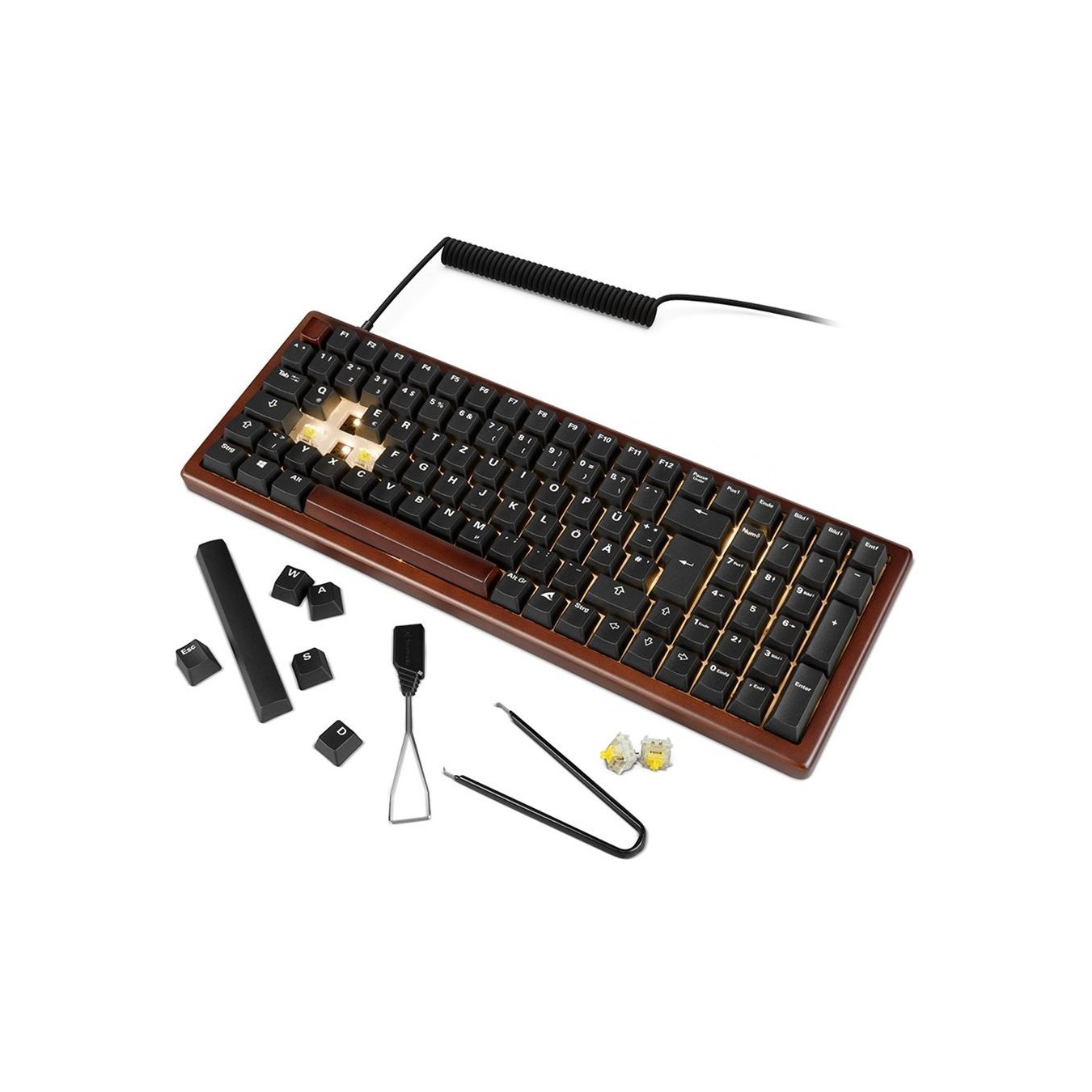 Sharkoon Gaming Keyboard Skiller SGK50S2 Wood - SGK50S2 - Black Wood Finish — Buy in Cyprus with Fast Delivery