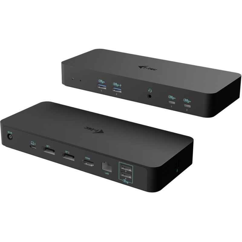 Buy I-TEC USB-C Intelligent Triple Display Docking Station - Black - 1x HDMI, 2x... in Cyprus, Nicosia, Limassol, Larnaka, Pafos