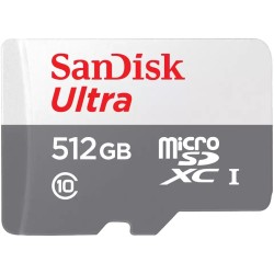 Buy SanDisk Ultra microSDXC 512GB - White/Gray - UHS-I, Class 10, 100 MB/s in Cyprus, Nicosia, Limassol, Larnaka, Pafos