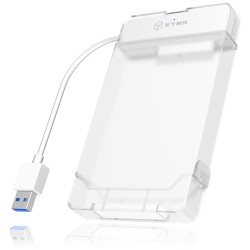 Buy ICY BOX USB-A 3.0 Enclosure for 2.5" SATA HDD/SSD - IB-AC703-U3 - White in Cyprus, Nicosia, Limassol, Larnaka, Pafos