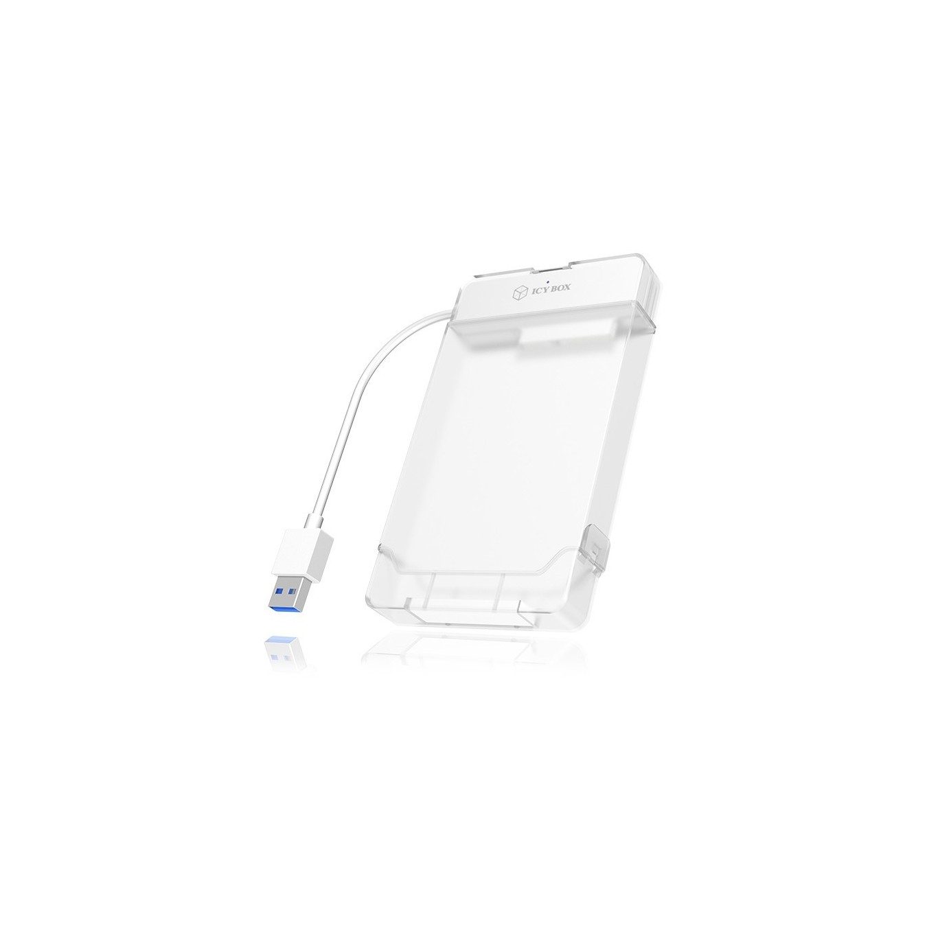 ICY BOX USB-A 3.0 Enclosure for 2.5" SATA HDD/SSD - IB-AC703-U3 - White — Buy in Cyprus with Fast Delivery