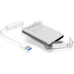 Buy ICY BOX USB-A 3.0 Enclosure for 2.5" SATA HDD/SSD - IB-AC703-U3 - White in Cyprus, Nicosia, Limassol, Larnaka, Pafos