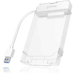 Buy ICY BOX USB-A 3.0 Enclosure for 2.5" SATA HDD/SSD - IB-AC703-U3 - White in Cyprus, Nicosia, Limassol, Larnaka, Pafos