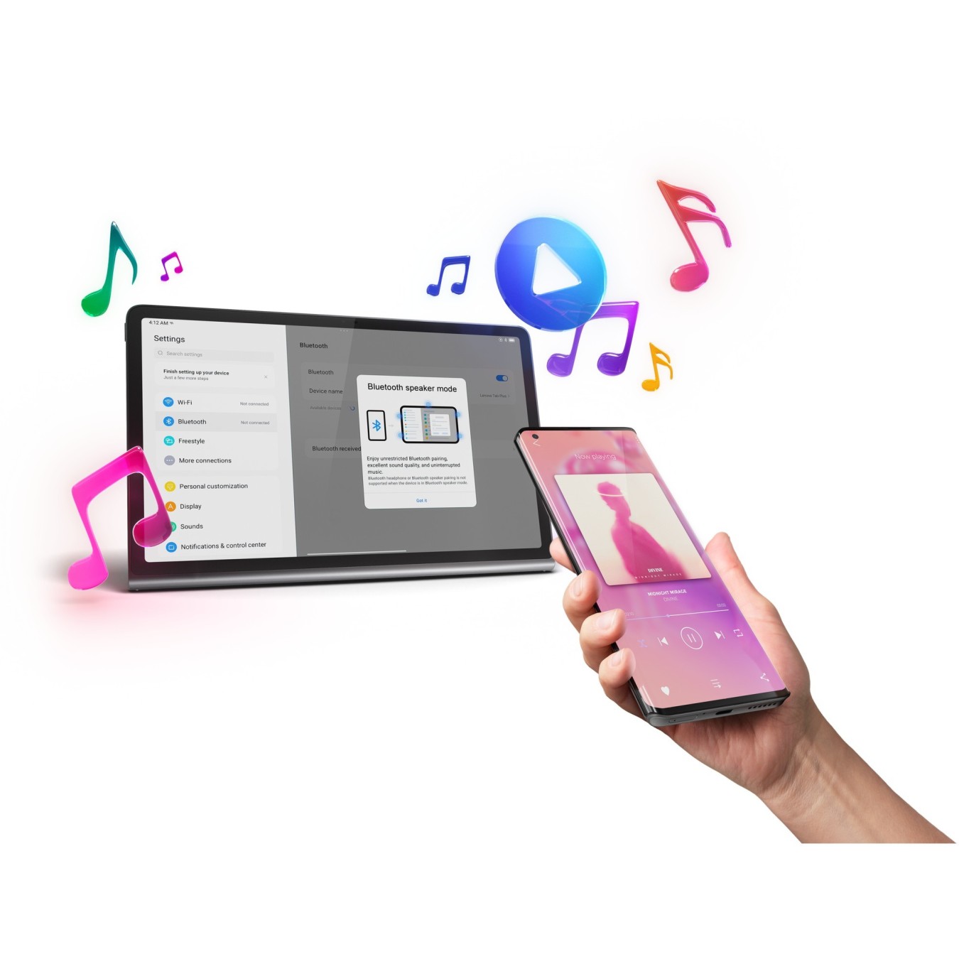 Lenovo Tab Plus inkl Sleeve luna grey - 8GB RAM, 128GB storage — Buy in Cyprus with Fast Delivery