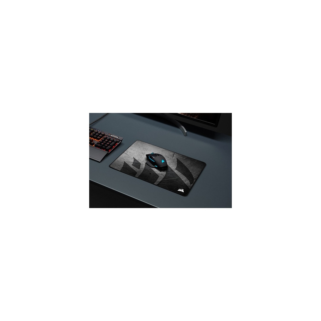 Gaming Mousepad MM300 PRO - MM300 PRO - Grey, 360x300x3 mm, stitched edges — Buy in Cyprus with Fast Delivery