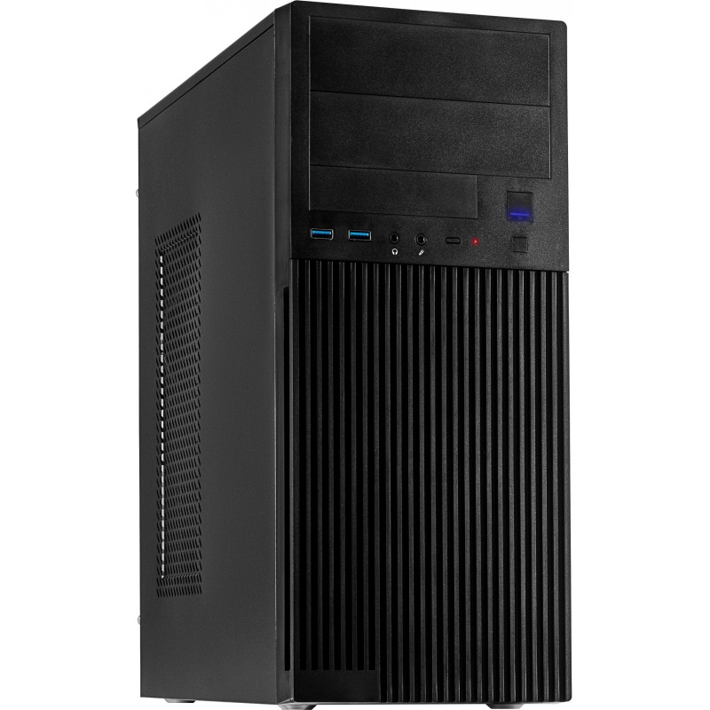Inter-Tech IT-2815 Linear Midi Tower - ATX/mATX/Mini-ITX Black (Boxed) — Buy in Cyprus with Fast Delivery