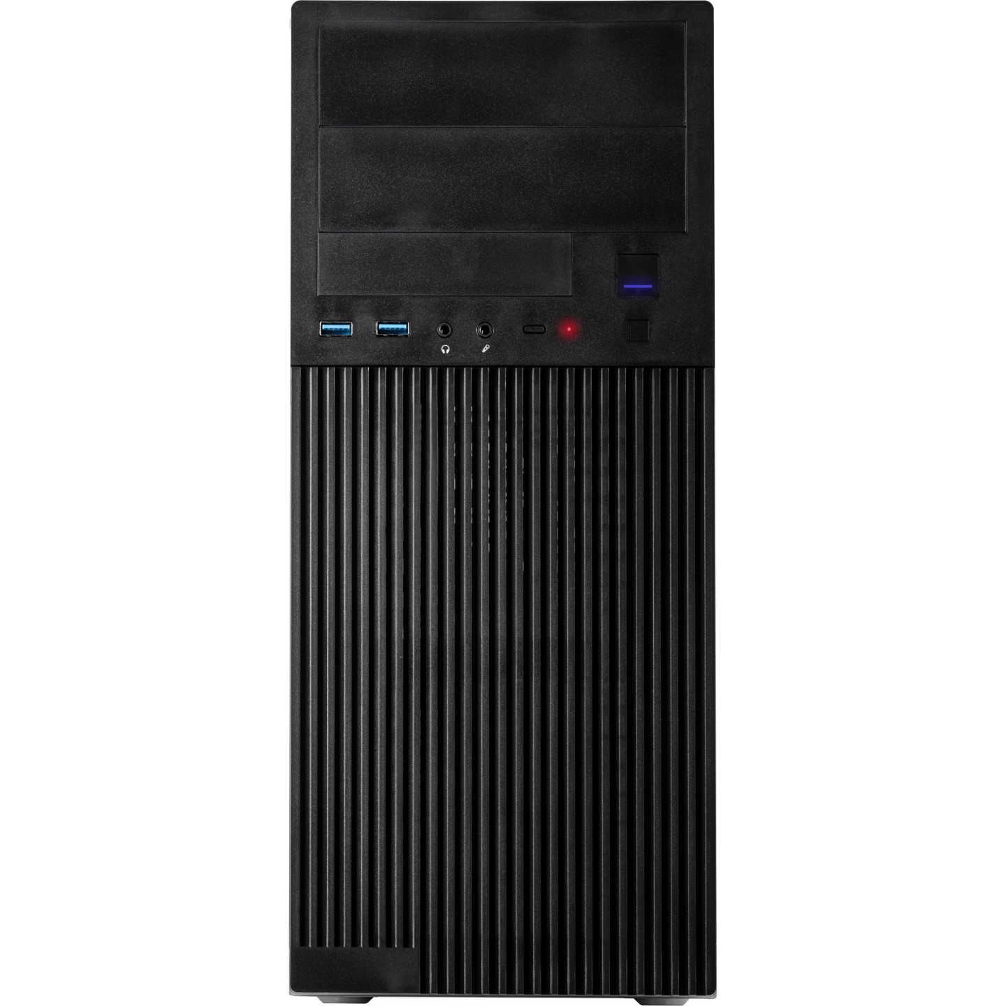 Inter-Tech IT-2815 Linear Midi Tower - ATX/mATX/Mini-ITX Black (Boxed) — Buy in Cyprus with Fast Delivery