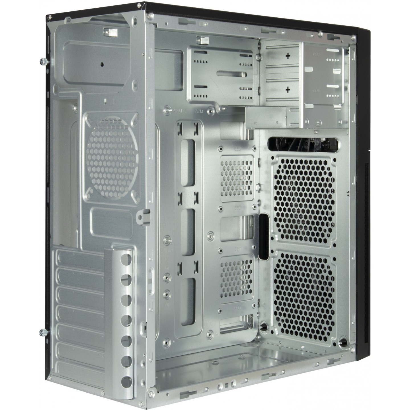 Inter-Tech IT-2815 Linear Midi Tower - ATX/mATX/Mini-ITX Black (Boxed) — Buy in Cyprus with Fast Delivery