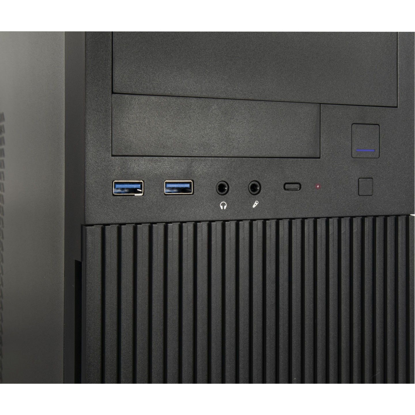 Inter-Tech IT-2815 Linear Midi Tower - ATX/mATX/Mini-ITX Black (Boxed) — Buy in Cyprus with Fast Delivery