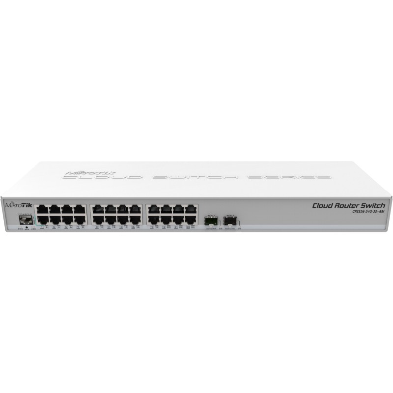 Buy MikroTik CRS326-24G-2S+RM POE SFP+ M RM - CRS326-24G-2S+RM - Grey, 800 MHz, ... in Cyprus, Nicosia, Limassol, Larnaka, Pafos