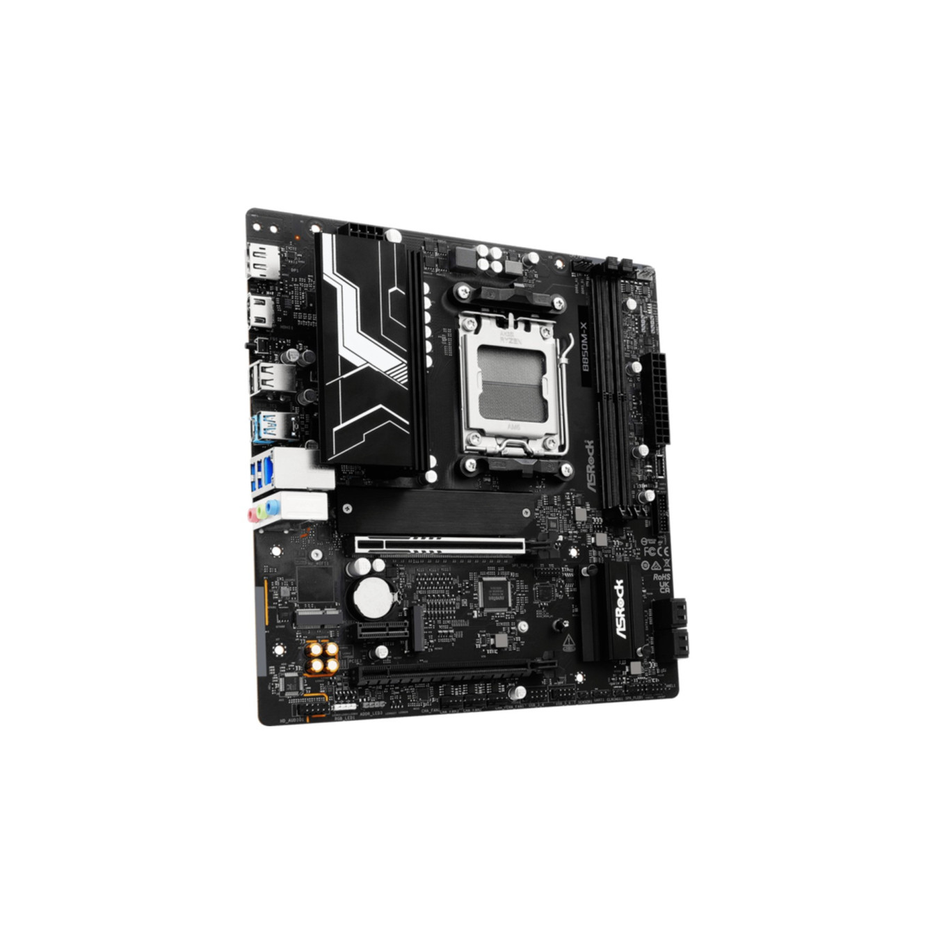 ASRock B850M-X R2.0 - AM5 Socket Micro-ATX Motherboard, DDR5, Up to 128GB RAM — Buy in Cyprus with Fast Delivery