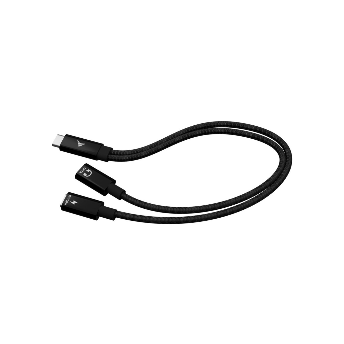D I-TEC USB-C SPLITTER AUDIO DATA - Black, 2x USB-C, USB 2.0, PD 100 W, 0.3 m — Buy in Cyprus with Fast Delivery