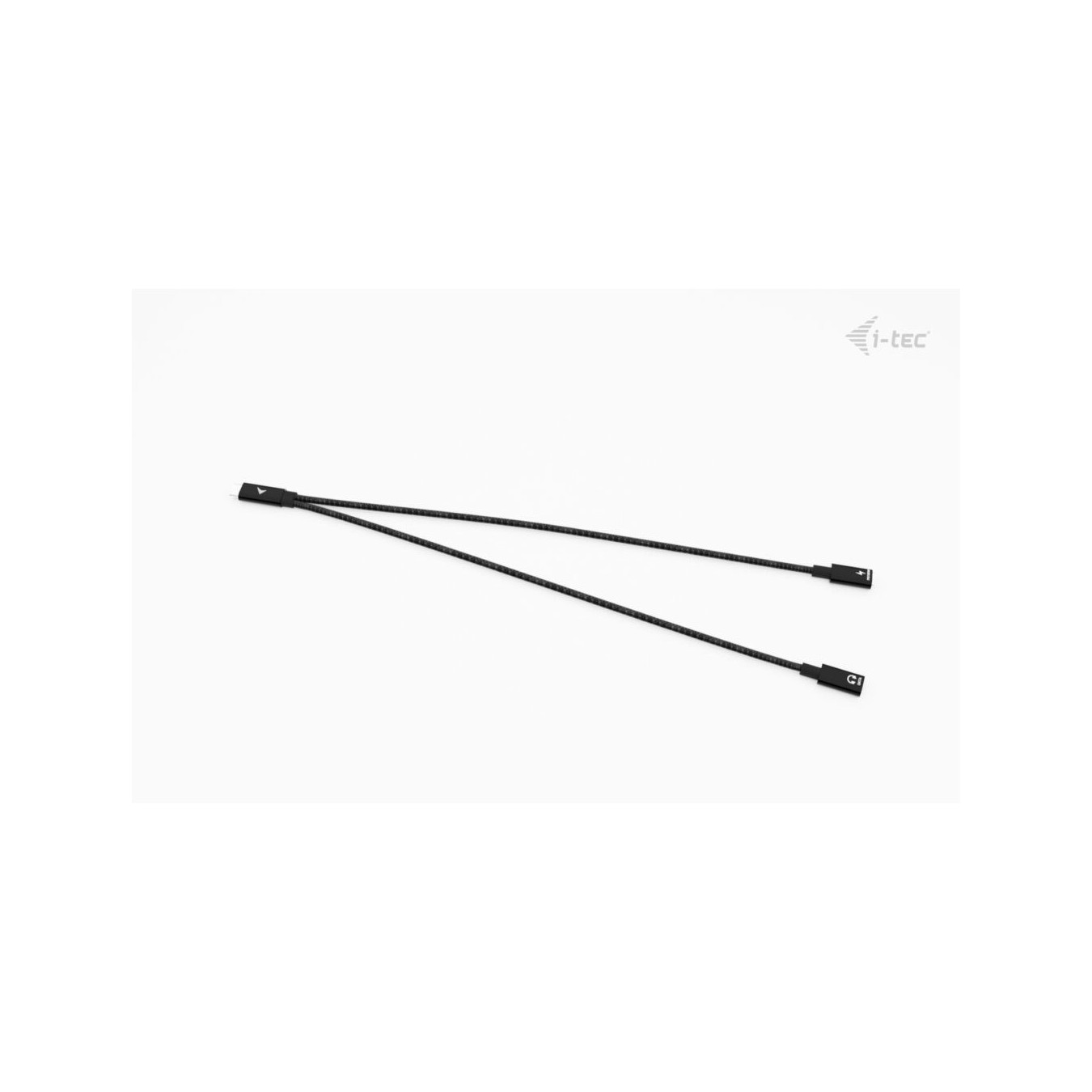 D I-TEC USB-C SPLITTER AUDIO DATA - Black, 2x USB-C, USB 2.0, PD 100 W, 0.3 m — Buy in Cyprus with Fast Delivery