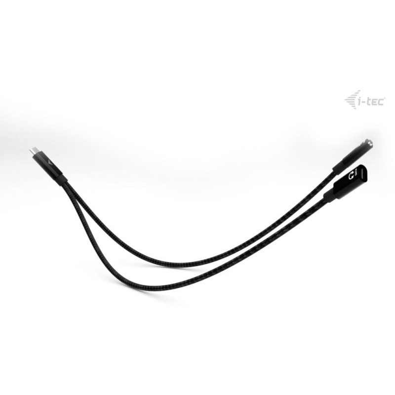 Buy D I-TEC USB-C SPLITTER AUDIO DATA - Black, 2x USB-C, USB 2.0, PD 100 W, 0.3 m in Cyprus, Nicosia, Limassol, Larnaka, Pafos