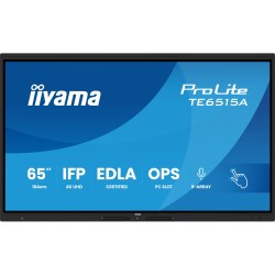 Buy IIYAMA DS TE6515A 65'' 4K IPS Touch Interactive Flat Panel - TE6515A - Black... in Cyprus, Nicosia, Limassol, Larnaka, Pafos
