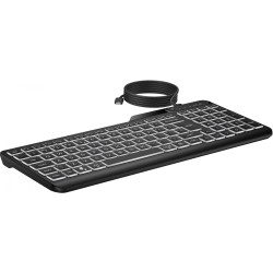 Buy HP 405 Multi-Device Backlit Wired Keyboard - Characteristics (Backlit, USB) in Cyprus, Nicosia, Limassol, Larnaka, Pafos