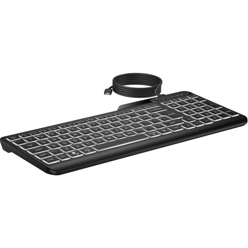 Buy HP 405 Multi-Device Backlit Wired Keyboard - Characteristics (Backlit, USB) in Cyprus, Nicosia, Limassol, Larnaka, Pafos