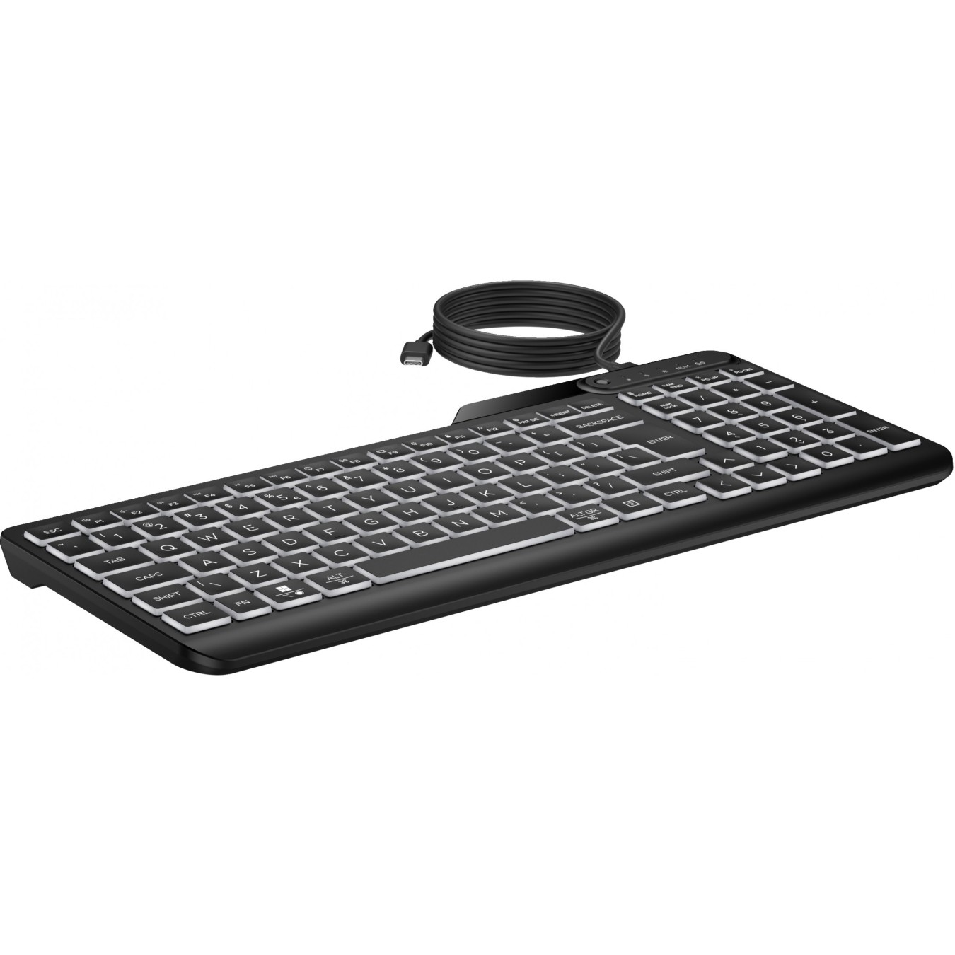 HP 405 Multi-Device Backlit Wired Keyboard - Characteristics (Backlit, USB) — Buy in Cyprus with Fast Delivery