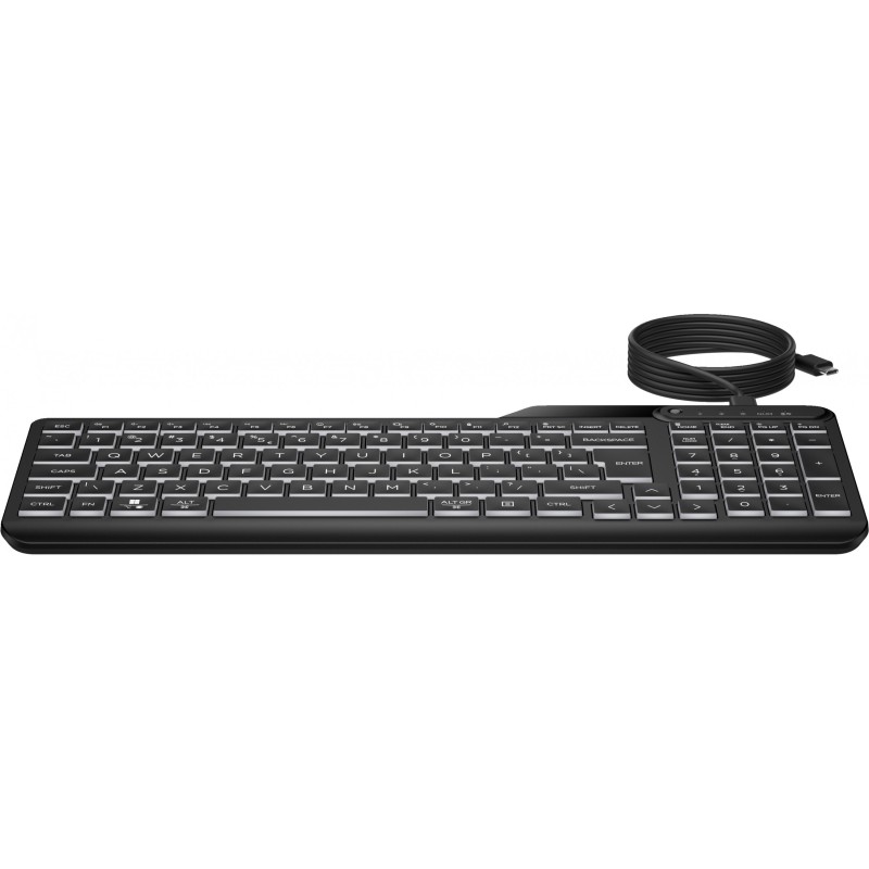 Buy HP 405 Multi-Device Backlit Wired Keyboard - Characteristics (Backlit, USB) in Cyprus, Nicosia, Limassol, Larnaka, Pafos