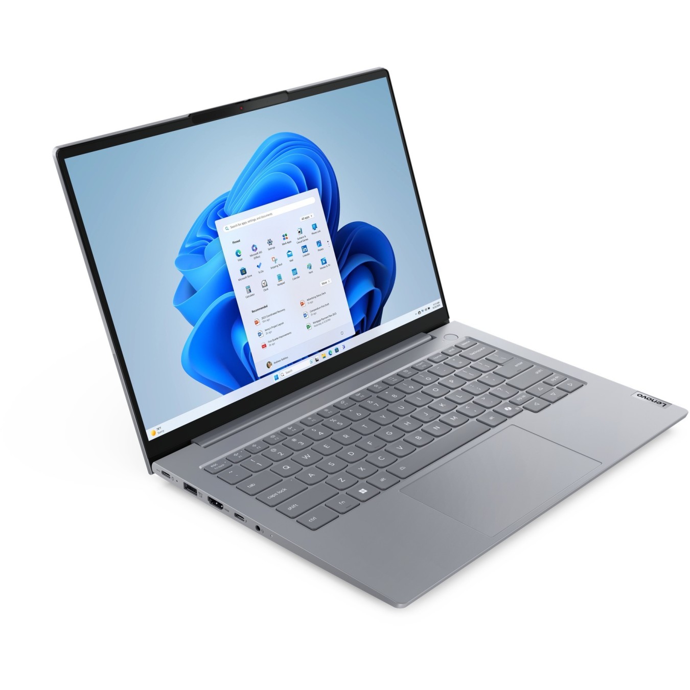Lenovo ThinkBook 14 G8 - 255H - Arctic Grey, 32 GB DDR5 (2x16), 1 TB PCIe 4.0 SSD, Intel Core Ultra 7, WUXGA IPS, Windows 11 Pro