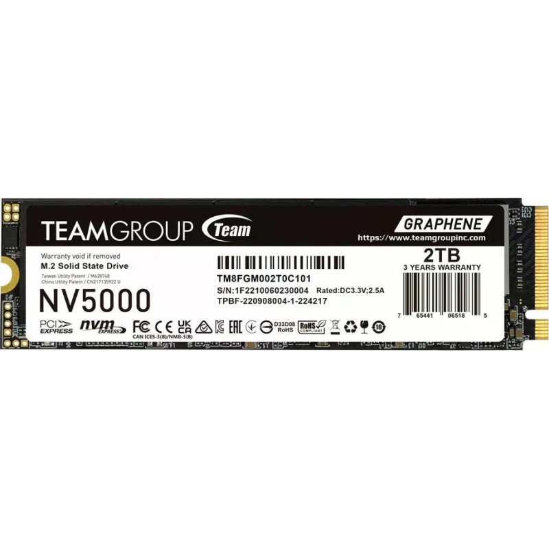 Teamgroup NV5000 2TB M.2 NVMe PCIe 4.0 x4 - TM8FGM002T0C101 (Boxed) — Buy in Cyprus with Fast Delivery