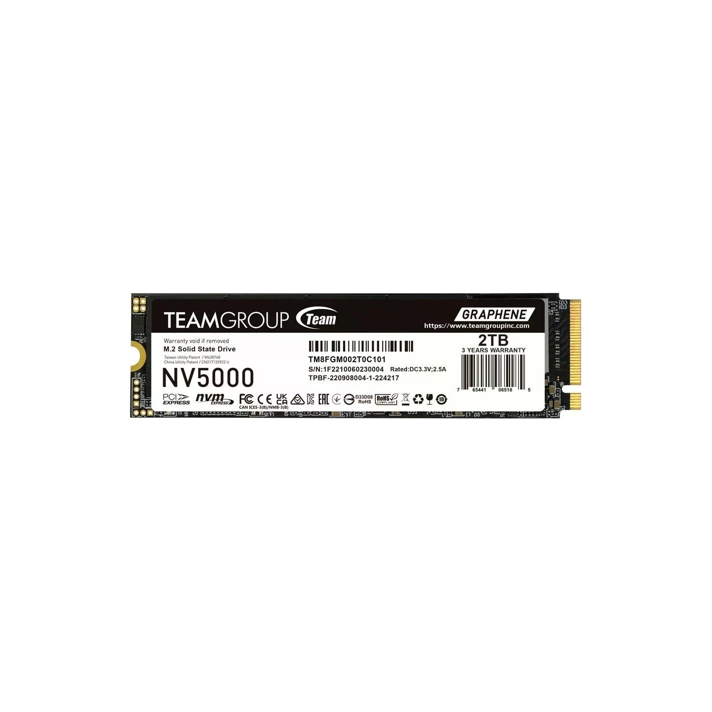 Teamgroup NV5000 2TB M.2 NVMe PCIe 4.0 x4 - TM8FGM002T0C101 (Boxed) — Buy in Cyprus with Fast Delivery