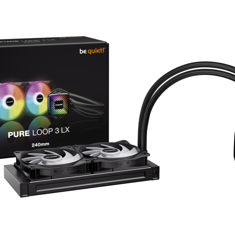 Buy Be Quiet! Pure Loop 3 LX 240mm AIO CPU Cooler - BW030EU - Black in Cyprus, Nicosia, Limassol, Larnaka, Pafos