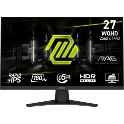 Buy MSI MAG 274QRFDE - 9S6-3CE41H-010 - Black, 27-inch, 2560x1440, 180Hz IPS, 0.... in Cyprus, Nicosia, Limassol, Larnaka, Pafos