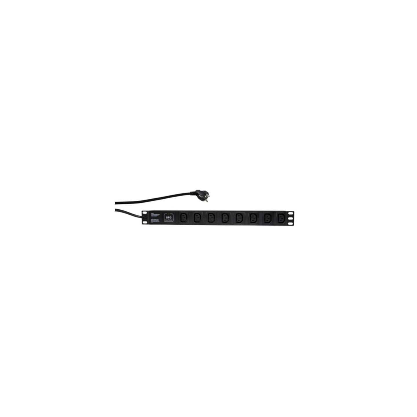 LogiLink Steckdosenleiste 8-fach (CEE7 7) PDU Steckdosenleiste Rack - PDU8A01 - Black — Buy in Cyprus with Fast Delivery