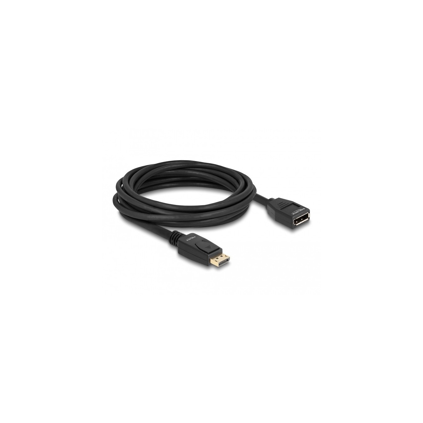 DELOCK DisplayPort 1.2 Extension Cable 5 m - 4K 60 Hz - Black — Buy in Cyprus with Fast Delivery