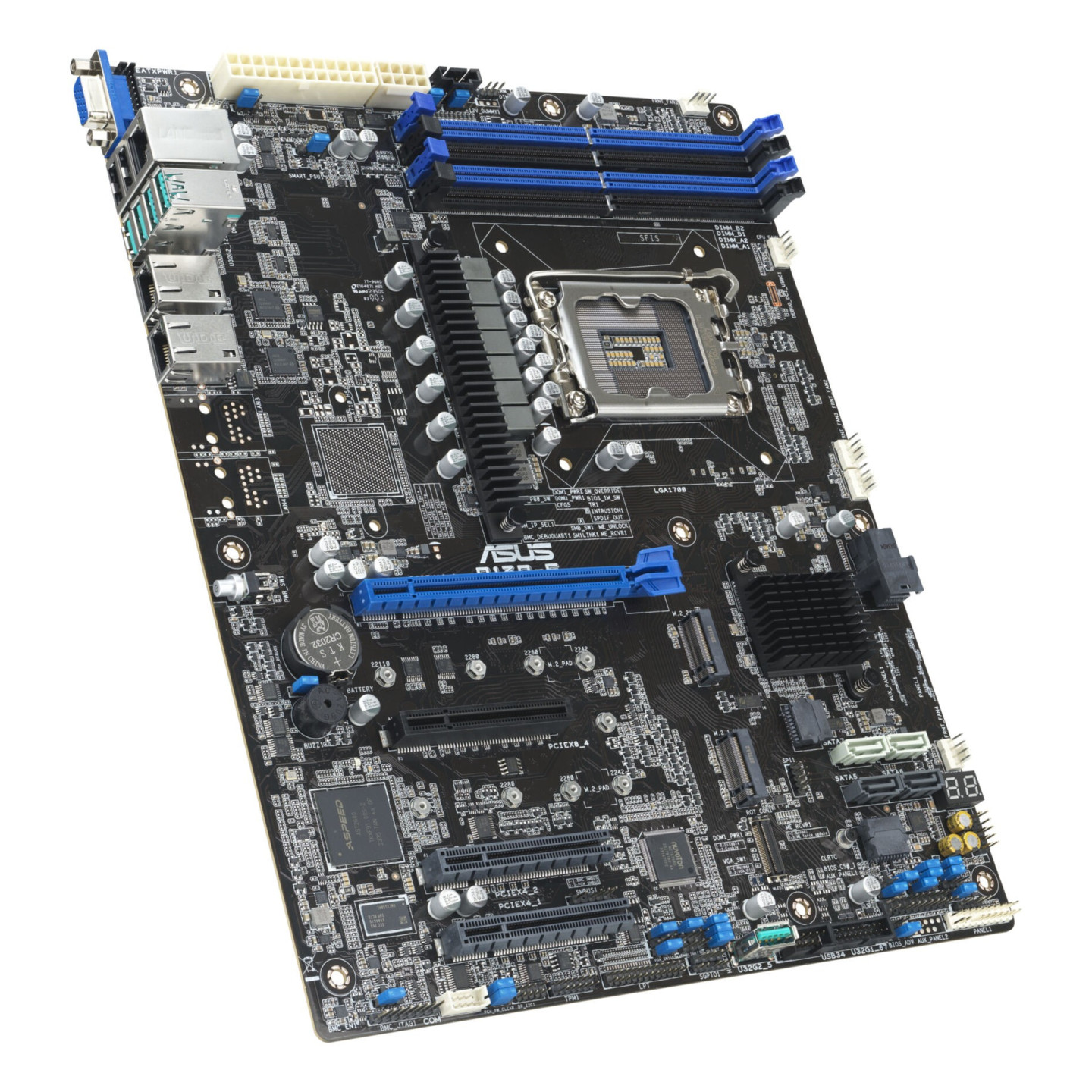 ASUS P13R-E (LGA1700) - Micro-ATX DDR5 Motherboard, 4x DIMM, Up to 128GB, VGA & HDMI, 7.1 Audio