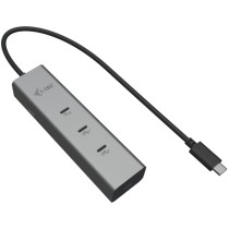 D I-TEC USB-C CHARGE HUB 5 PORTS - Silver, 85 W PD, 0.3 m Cable — Buy in Cyprus with Fast Delivery