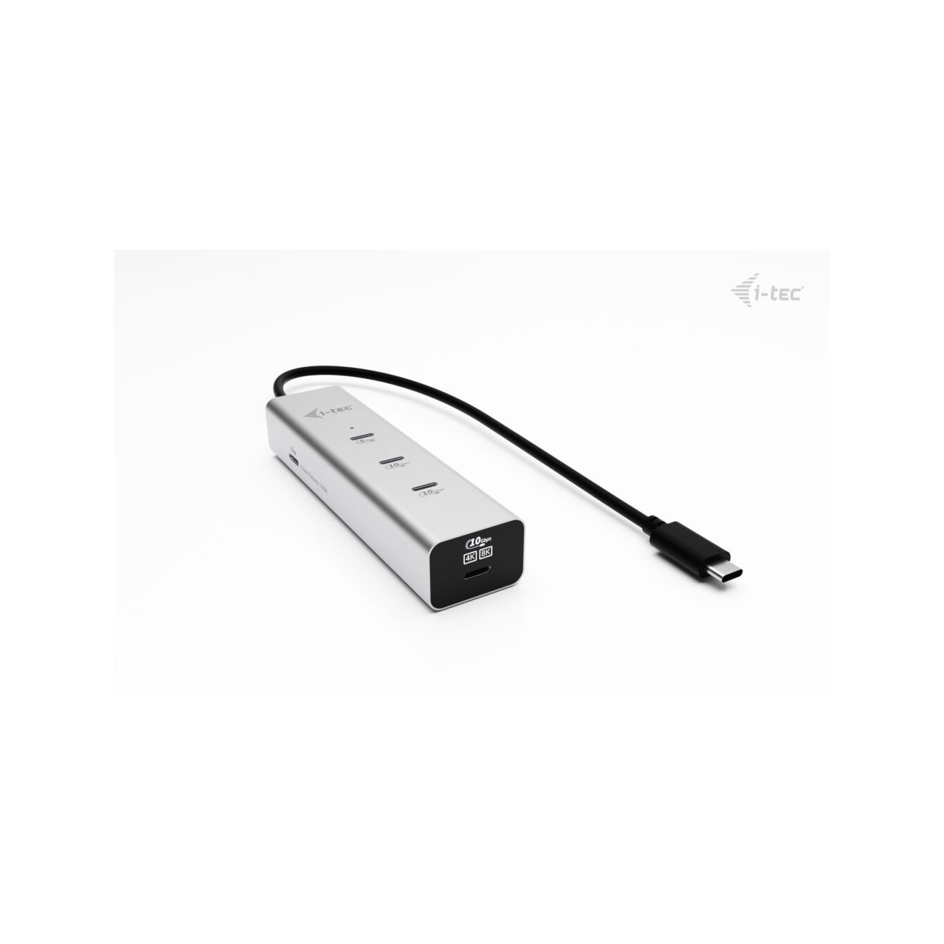 D I-TEC USB-C CHARGE HUB 5 PORTS - Silver, 85 W PD, 0.3 m Cable — Buy in Cyprus with Fast Delivery