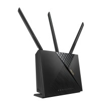 Asus Wireless Router 4G-AX56 - 90IG06G0-MO3110 - Black, 512 MB RAM, 128 MB Flash, Wi-Fi 6, Dual-band, 1201 Mbps