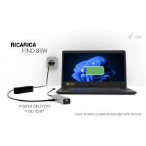 D I-TEC USB-C CHARGE HUB 5 PORTS - Silver, 85 W PD, 0.3 m Cable — Buy in Cyprus with Fast Delivery