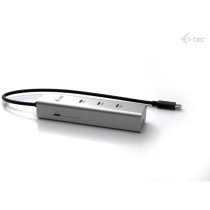 D I-TEC USB-C CHARGE HUB 5 PORTS - Silver, 85 W PD, 0.3 m Cable — Buy in Cyprus with Fast Delivery