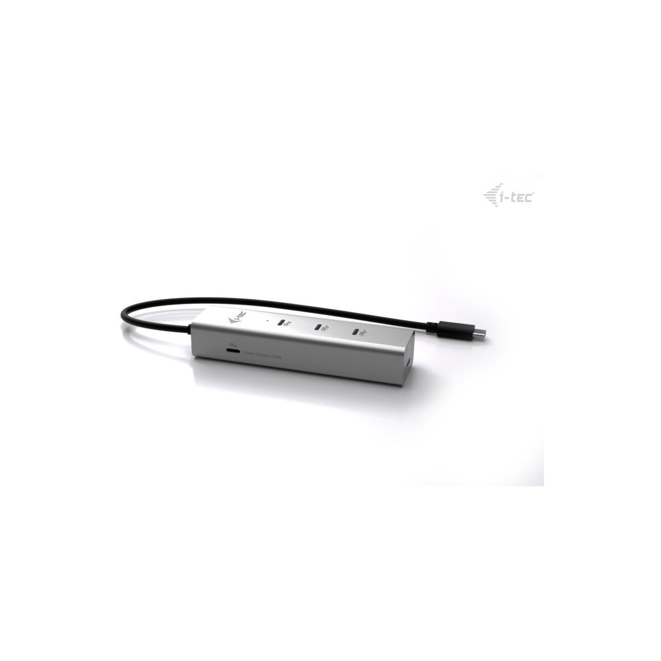 D I-TEC USB-C CHARGE HUB 5 PORTS - Silver, 85 W PD, 0.3 m Cable — Buy in Cyprus with Fast Delivery