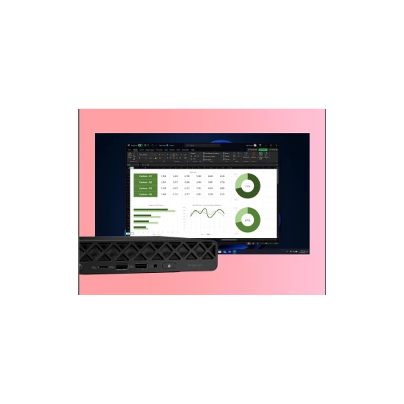 HP ProDesk 4 Mini - G1I U5-235T - Compact mini PC (Ready-to-Use) — Buy in Cyprus with Fast Delivery