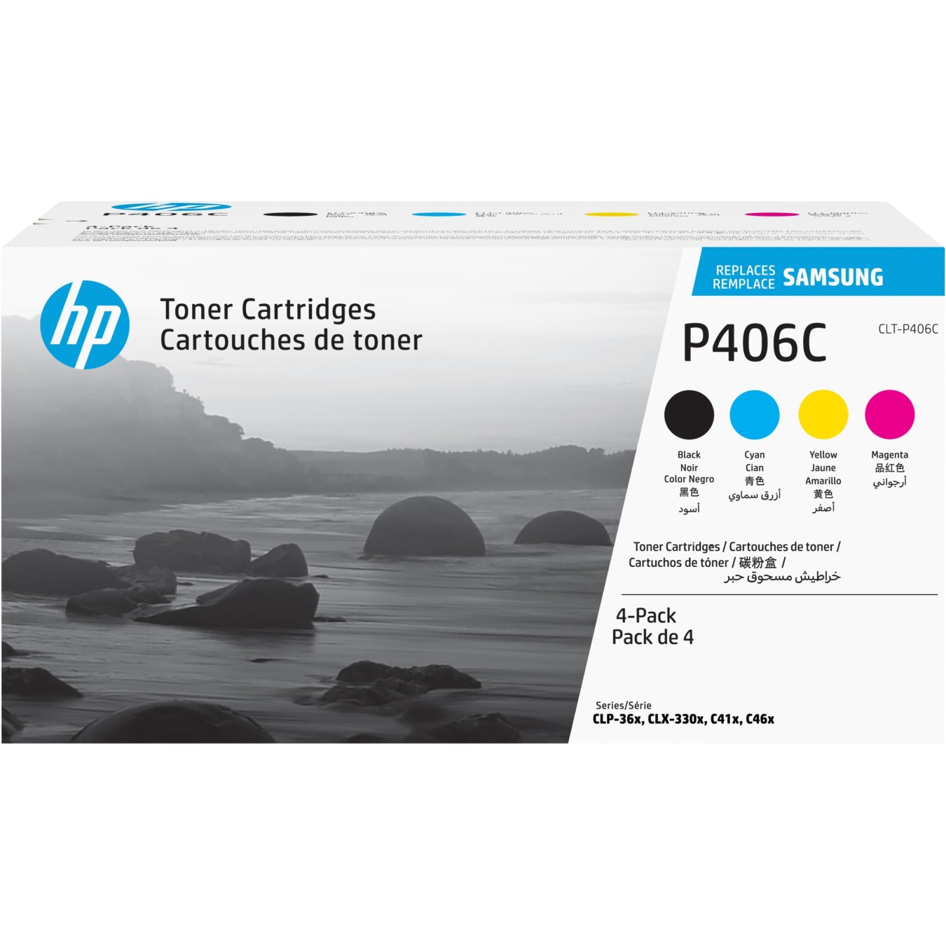 Samsung Original Toner Cartridge LT-P406 - SU375A - Packaging: 4-pack — Buy in Cyprus with Fast Delivery