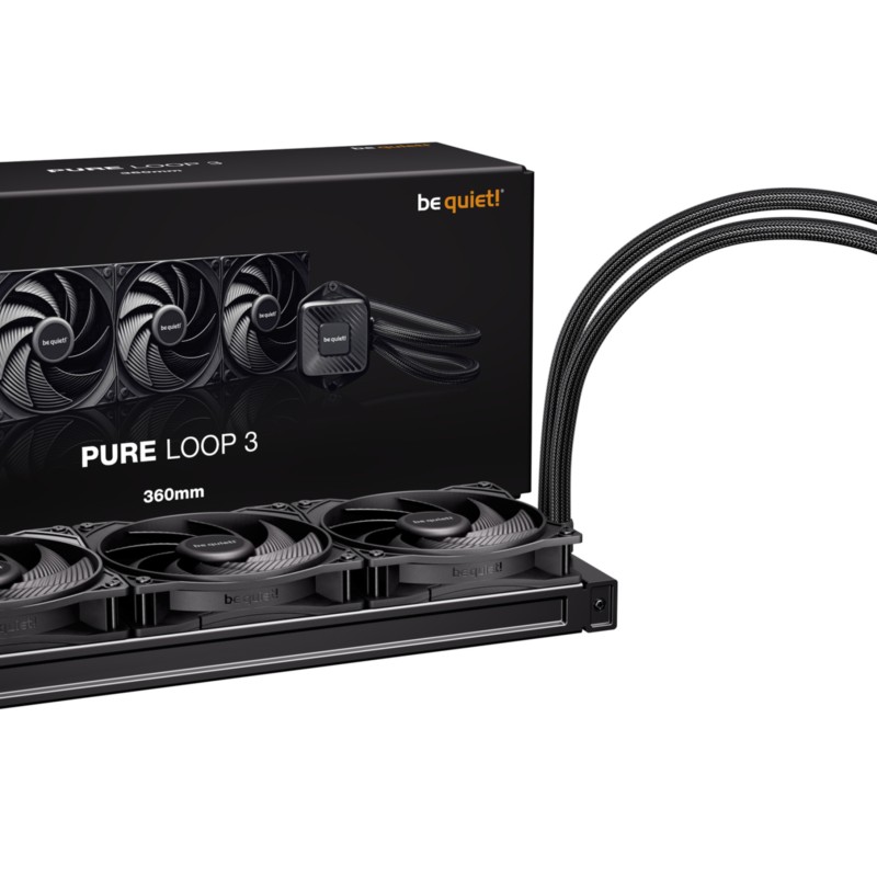Be Quiet! Pure Loop 3 360mm AIO Liquid Cooler - BW029EU - Black (Boxed) — Buy in Cyprus with Fast Delivery