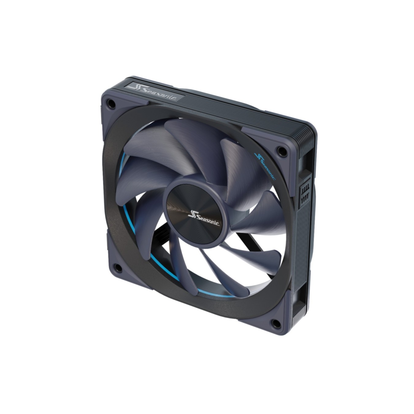 PC- Caselüfter Seasonic MagFlow 3Pack - 3x120mm 12V Fans (Black) — Buy in Cyprus with Fast Delivery