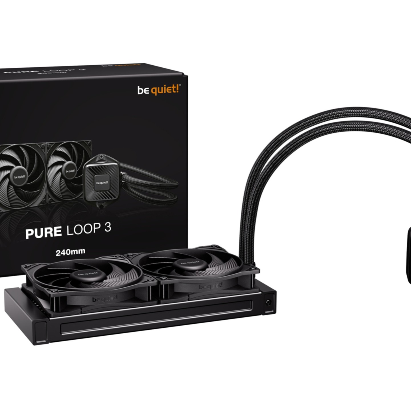Be Quiet! Pure Loop 3 240mm AIO Liquid Cooler - BW027EU - Black (Boxed) — Buy in Cyprus with Fast Delivery