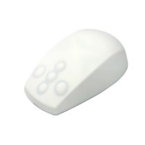 Mouse Cherry Medical ACTIVE KEY AK-PMT2LB-FS-W - Wireless Laser Mouse, 800 DPI, 5 Touch Buttons, Ergonomic, White