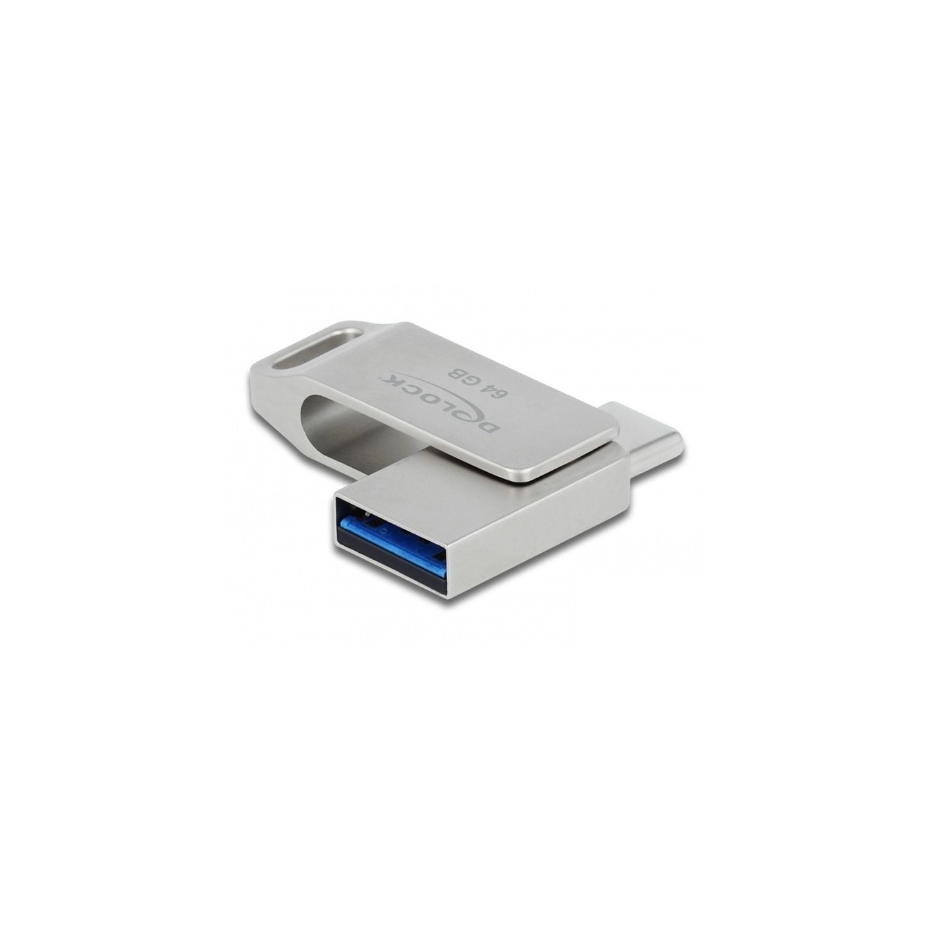 STICK DELOCK USB 3.2 Gen 1 USB-C + USB-A Flash Drive 64GB - Metal Housing — Buy in Cyprus with Fast Delivery