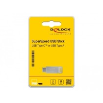 STICK DELOCK USB 3.2 Gen 1 USB-C + USB-A Flash Drive 64GB - Metal Housing — Buy in Cyprus with Fast Delivery
